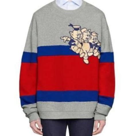 gucci three little pigs watch|gucci flying pig sweater.